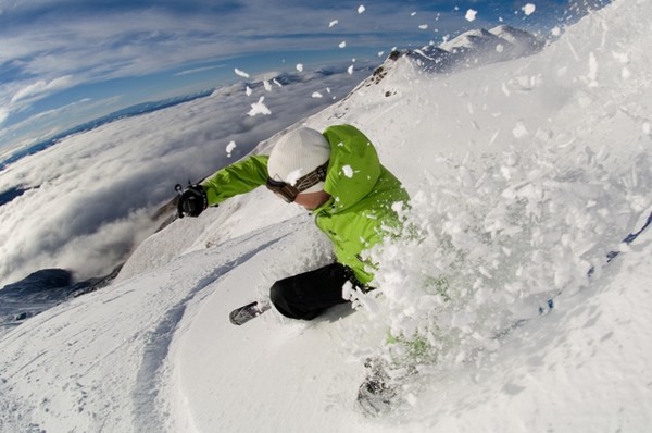 Treble Cone above the clouds